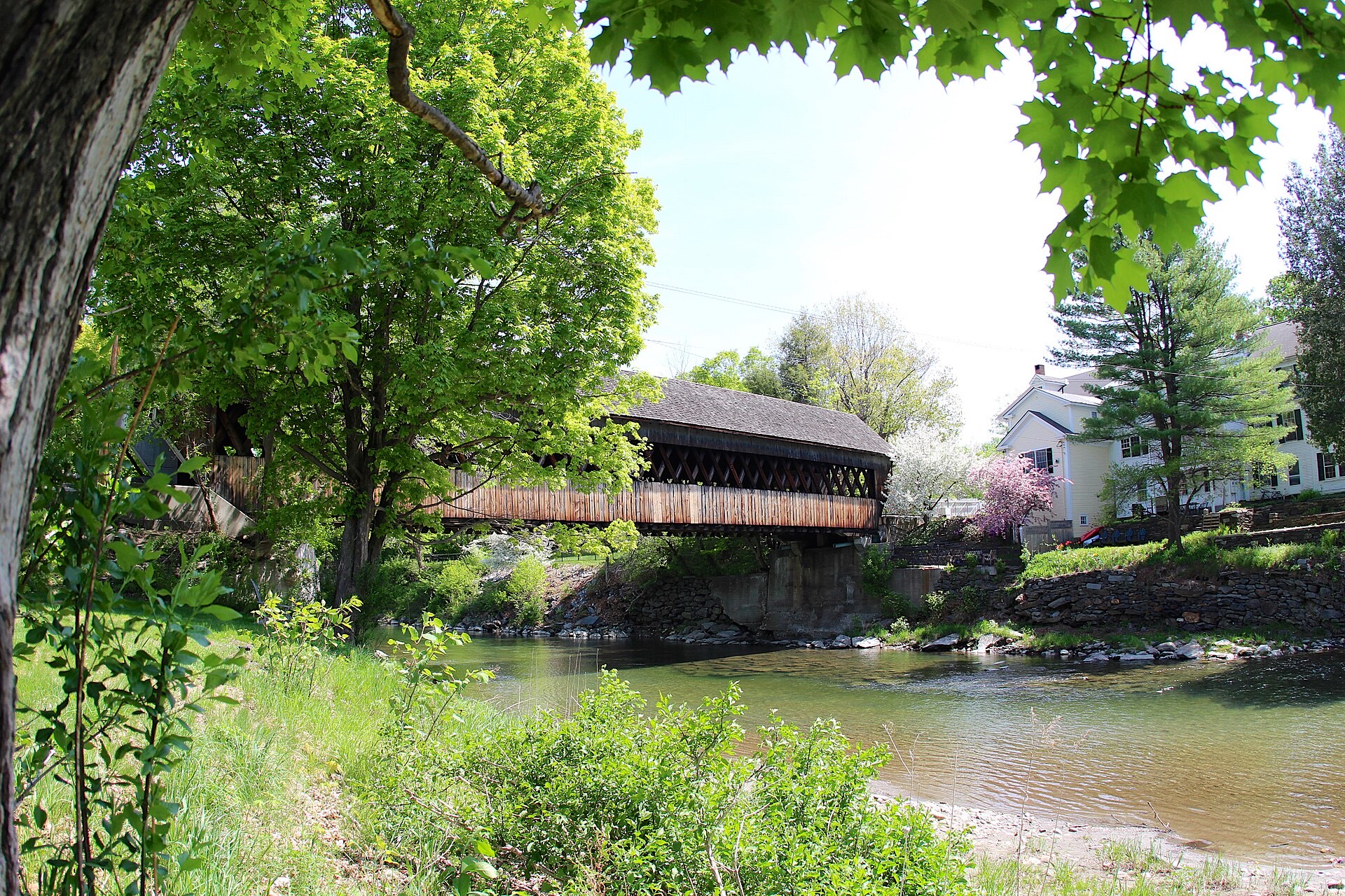 A historic Vermont covered bridge