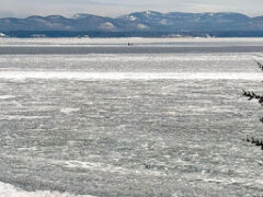 Five ice skaters rescued from Lake Champlain in Charlotte, police say