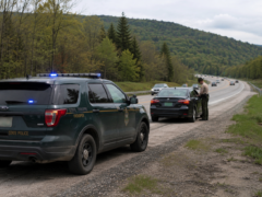 Interstate 89 in Royalton where a driver was cited for speeding at 108 mph