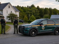 Vermont State Police cruiser linked to a Richford domestic assault citation