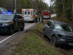 Vermont Route 12 in Northfield where a fatal crash is under investigation
