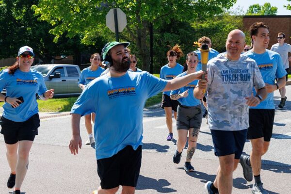 South Burlington Carries the Flame of Hope for Special Olympics Vermont