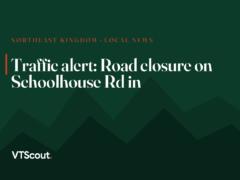 Traffic alert: Road closure on Schoolhouse Rd in