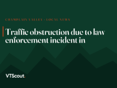 Traffic obstruction due to law enforcement incident in