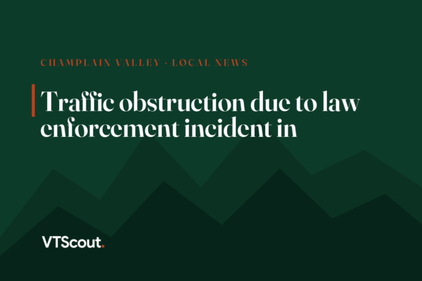 Traffic obstruction due to law enforcement incident in
