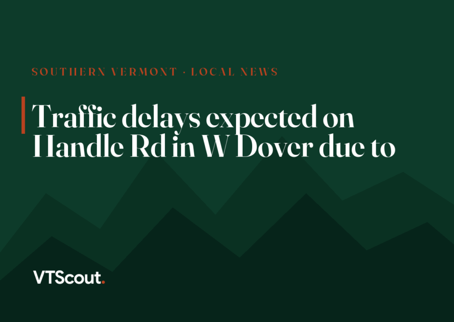 Traffic delays expected on Handle Rd in W Dover due to