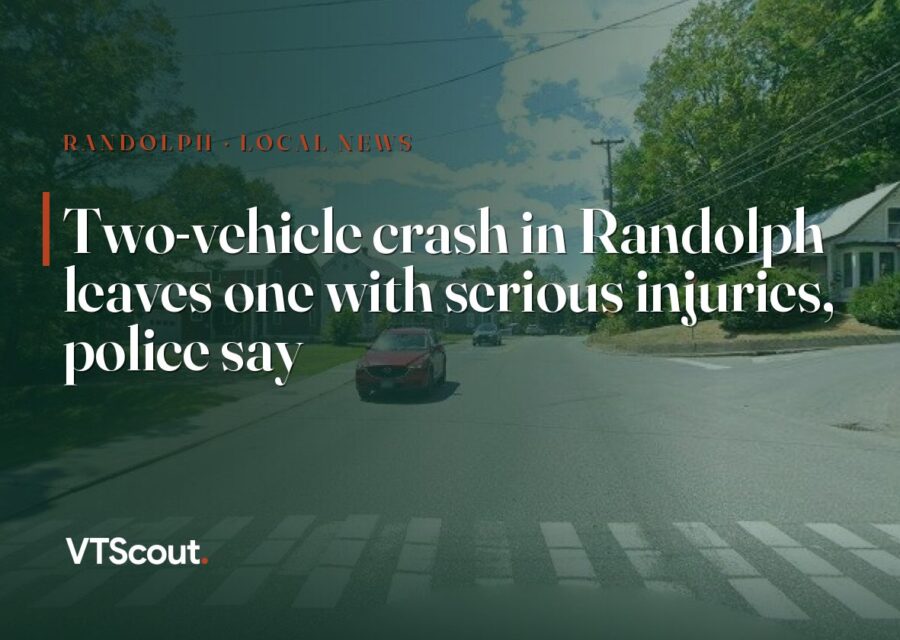Two-vehicle crash in Randolph leaves one with serious injuries, police say — street view of Randolph