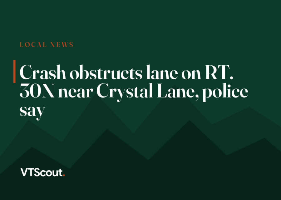 Crash obstructs lane on RT. 30N near Crystal Lane, police say