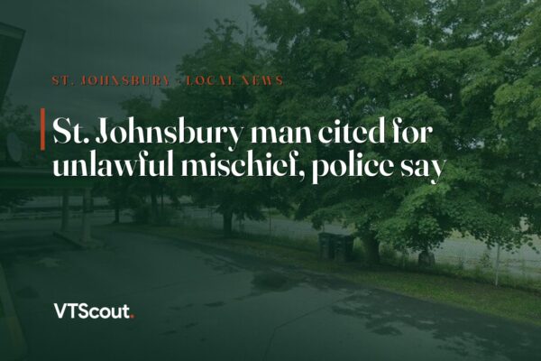 St. Johnsbury man cited for unlawful mischief, police say — street view of St. Johnsbury