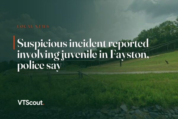 Suspicious incident reported involving juvenile in Fayston, police say — street view of Fayston
