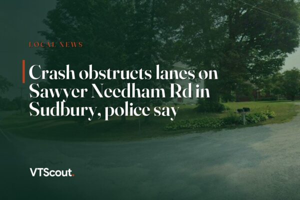 Crash obstructs lanes on Sawyer Needham Rd in Sudbury, police say — street view of Sudbury