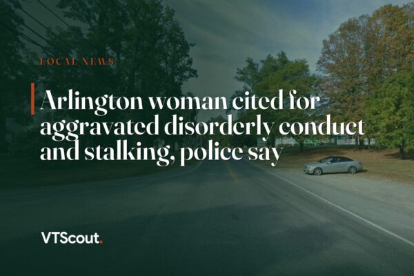 Arlington woman cited for aggravated disorderly conduct and stalking, police say — street view of Arlington