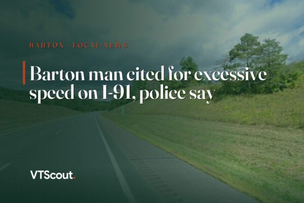 Barton man cited for excessive speed on I-91, police say — street view of I-91 in Barton
