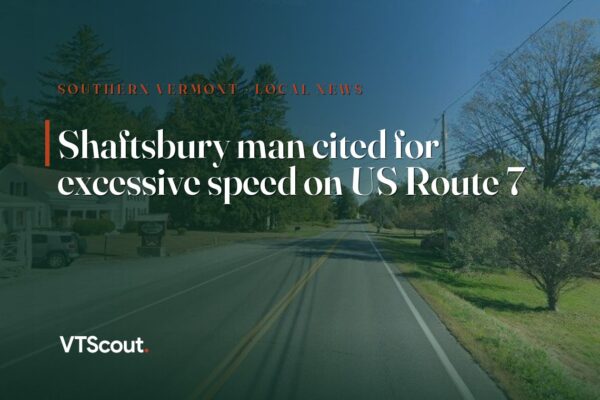 Shaftsbury man cited for excessive speed on US Route 7 — street view of VT-7 in Shaftsbury