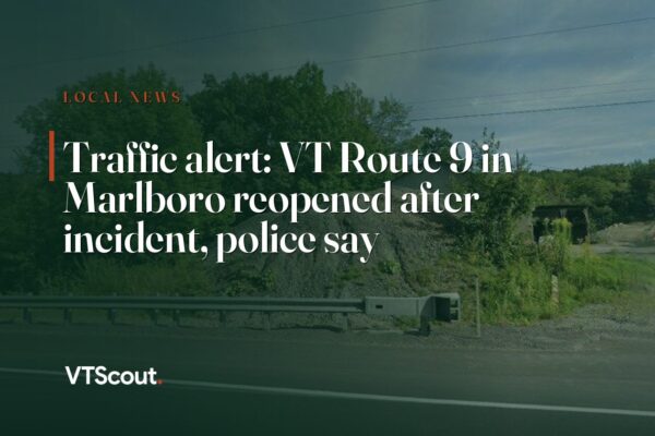 Traffic alert: VT Route 9 in Marlboro reopened after incident, police say — street view of VT-9 in Marlboro