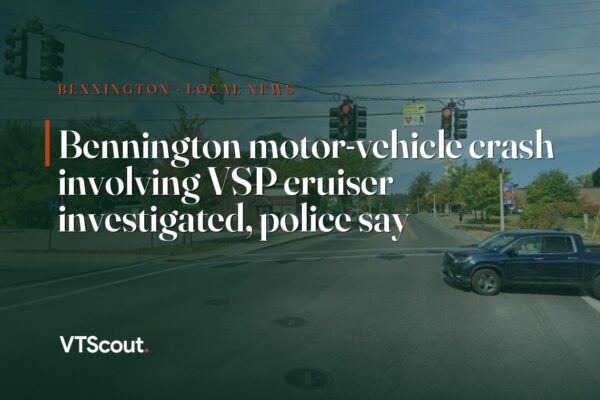 Bennington motor-vehicle crash involving VSP cruiser investigated, police say — street view of Bennington