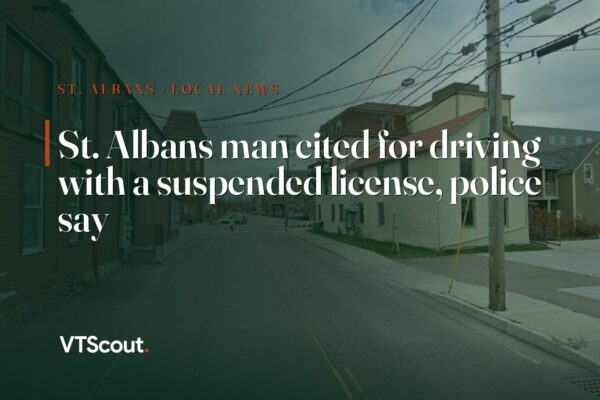 St. Albans man cited for driving with a suspended license, police say — street view of St. Albans
