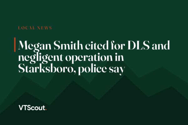 Megan Smith cited for DLS and negligent operation in Starksboro, police say