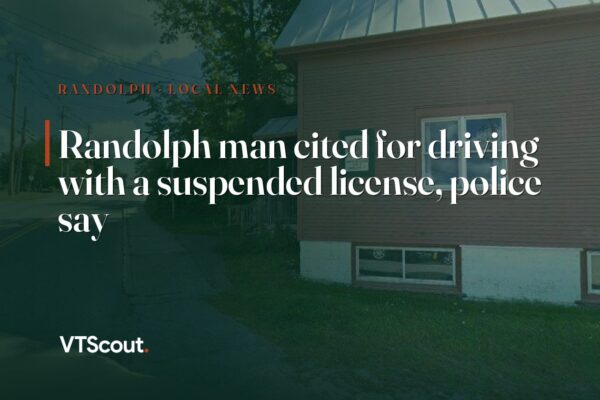 Randolph man cited for driving with a suspended license, police say — street view of Randolph