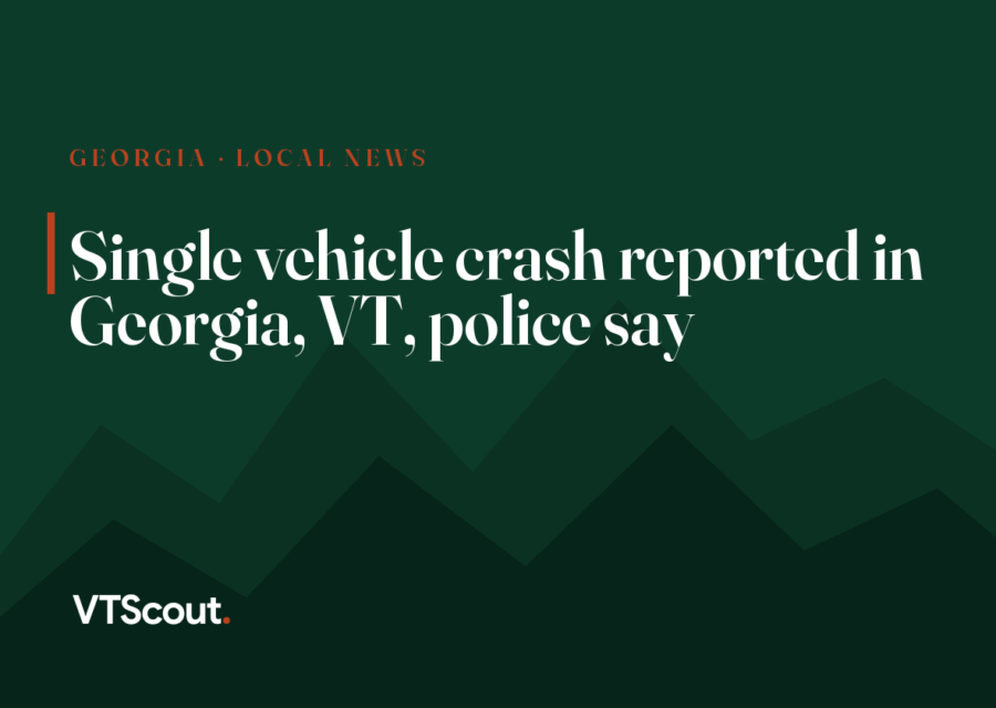 Single vehicle crash reported in Georgia, VT, police say