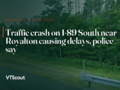 Traffic crash on I-89 South near Royalton causing delays, police say — street view of I-89 in Royalton