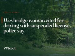 Weybridge woman cited for driving with suspended license, police say — street view of Weybridge