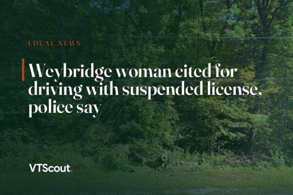 Weybridge woman cited for driving with suspended license, police say — street view of Weybridge