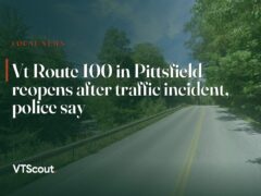 Vt Route 100 in Pittsfield reopens after traffic incident, police say — street view of VT-100 in Pittsfield