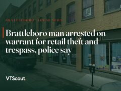 Brattleboro man arrested on warrant for retail theft and trespass, police say — street view of Brattleboro