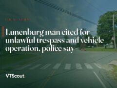 Lunenburg man cited for unlawful trespass and vehicle operation, police say — street view of Lunenburg
