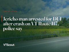 Jericho man arrested for DUI after crash on VT Route 117, police say — street view of VT-117 in Jericho