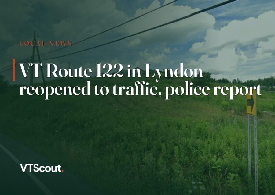 VT Route 122 in Lyndon reopened to traffic, police report — street view of VT-122 in Lyndon