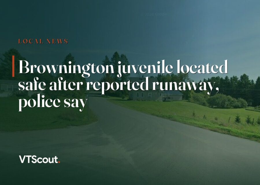 Brownington juvenile located safe after reported runaway, police say — street view of Brownington
