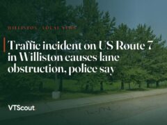 Traffic incident on US Route 7 in Williston causes lane obstruction, police say — street view of VT-7 in Williston