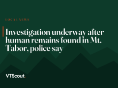Investigation underway after human remains found in Mt. Tabor, police say