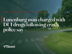 Lunenburg man charged with DUI drugs following crash, police say — street view of Lunenburg