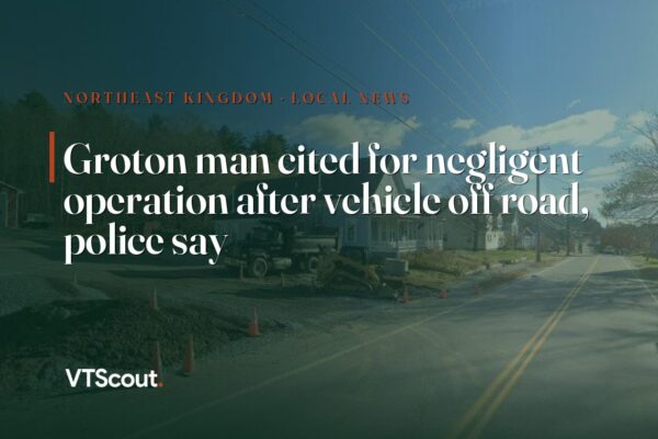 Groton man cited for negligent operation after vehicle off road, police say — street view of Groton