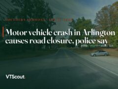 Motor vehicle crash in Arlington causes road closure, police say — street view of Arlington
