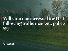 Williston man arrested for DUI following traffic incident, police say — street view of Williston