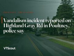 Vandalism incident reported on Highland Gray Rd in Poultney, police say — street view of Poultney