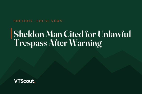 Sheldon Man Cited for Unlawful Trespass After Warning