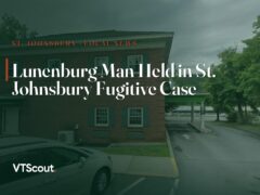 Lunenburg Man Held in St. Johnsbury Fugitive Case — street view of St. Johnsbury