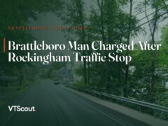 Brattleboro Man Charged After Rockingham Traffic Stop — street view of Brattleboro