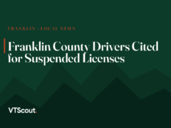 Franklin County Drivers Cited for Suspended Licenses