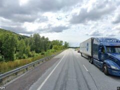 Street view of I-89 in St. Albans